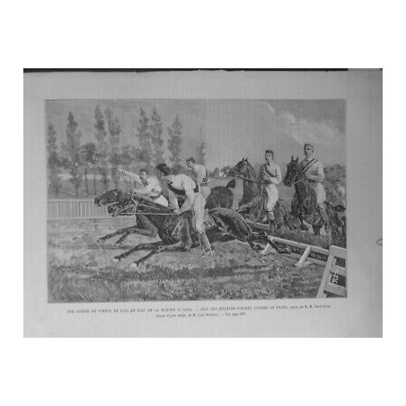 1891 POLO COURSE HAIES PONEYS PARC LA MARCHE