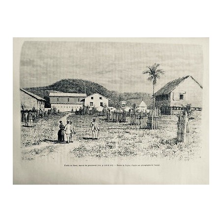 1886 LTDM PHILIPPINES ILE FORTIN SIASSIN MAISON GOUVERNEUR BALBATO MAISON PILOTI