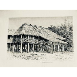 1886 LTDM PHILIPPINES ILE FORTIN SIASSIN MAISON GOUVERNEUR BALBATO MAISON PILOTI