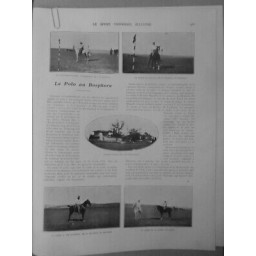 1904 POLO BOSPHORE CAPITAINE TRAVERS BARON ROSSIUS BELGIQUE POLOGROUD M. SMITH