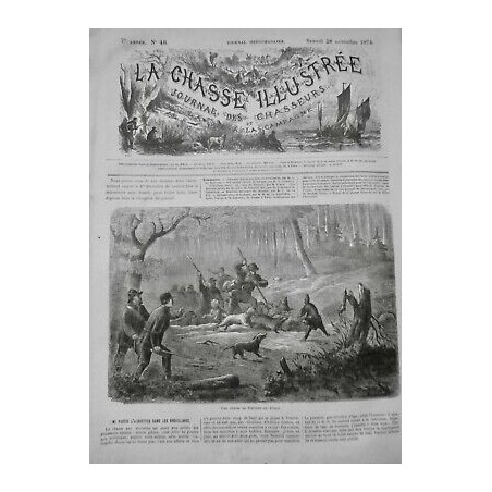 1874 CHASSE BLAIREAU ALSACE