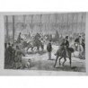 1874 CHASSE ILLUSTREE OUVERTURE CONCOURS HIPPIQUE PALAIS INDUSTRIE