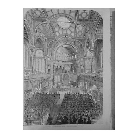 1867 MONDE JUIF ALLEMAGNE NOUVELLE SYNAGOGUE BERLIN