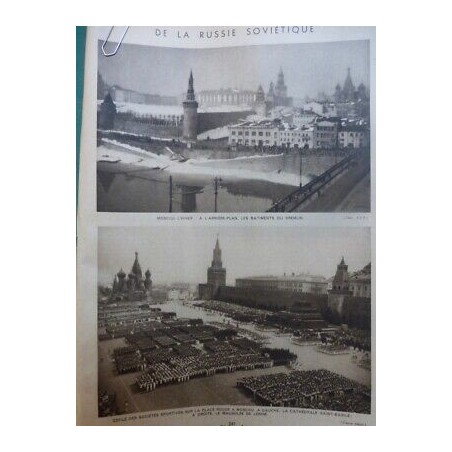 1934 MV RUSSIE MOSCOU KREMLIN DEFILE SPORTIFS