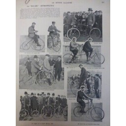 1906 MI BICYCLETTES TRICYCLE CRYPTO TANDEM