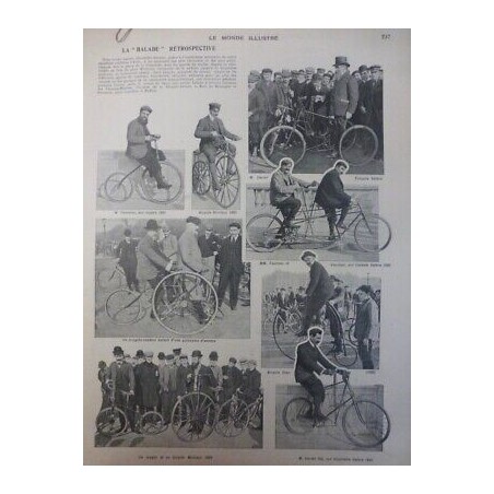 1906 MI BICYCLETTES TRICYCLE CRYPTO TANDEM