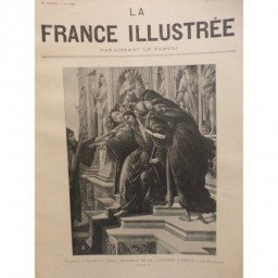 1901 FI PEINTURE FLORENCE GALERIE OFFICES FRAGMENT CALOMNIE D'APELLE BOTTICELLI