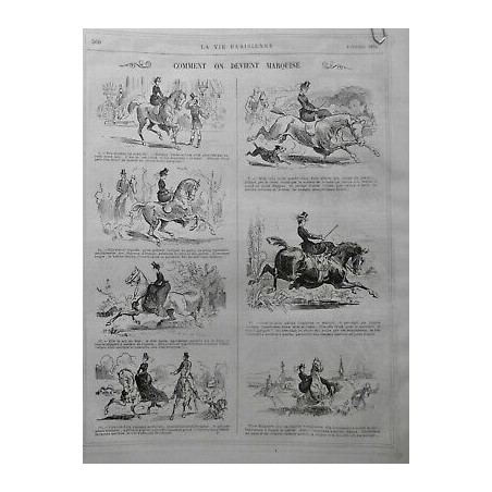 1874 VP FEMME AMAZONE EQUITATION CHEVAL LECON GALOP MONTURE VITESSE CRAVACHE