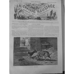 1872 RAT CHIEN RATIER ELEVEURS RACE RUE FLEAU DRESSAGE