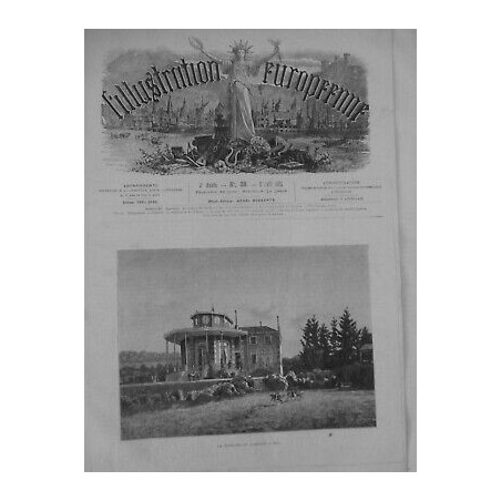 1873 SPA FONTAINE BARISART GAZ ACIDE CARBONIQUE EAU MINERALE BAIN