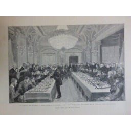 1891 MI ECHECS CERCLE COMPETITION PARTIES JEU ROSENTHAL