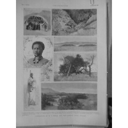 1882 SOMALIE COMALIS EXPEDITION REVOIL HUTTE TYPE TUMULI ALLEYAH