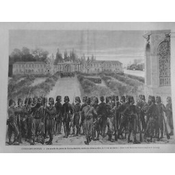 1876 MI CONSTANTINOPLE TURQUIE EMPIRE OTTOMAN PALAIS DOLMA BAKTCHÉ ABDUL AZIZ