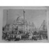 1872 MI CONSTANTINOPLE TURQUIE EMPIRE OTTOMAN CEREMONIE SUREEMINI SULTAN CHAMEAU