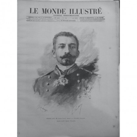 1892 PIERRE LOTI M. JULIEN VIAUD MEMBRE ACADEMIE FRANCAISE