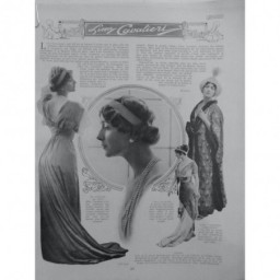 1908 F MLLE LINA CAVALIERI ROLE ADRIENNE LECOUVREUR