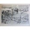 1887 I COMORES ARCHIPEL EXPEDITION ANJOUAN FORT MATELOTS MALGACHES