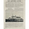 1933 GC CONSTRUCTION NAVALE FERRY BOAT SCILLA MACHINERIE DIESEL ELECTRIQUE