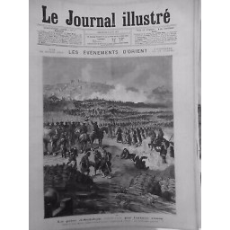 1877 EVENEMENTS ORIENT PRISE ARDAHAN TURQUIE ARMEE RUSSE DESSIN HENRI MEYER