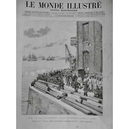 1894 MI BRESIL GUERRE CIVILE RIO JANEIRO COMBAT FORTIFICATION MORTENA GAMBOA