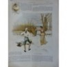 1894 I ESCRIME DUEL HOMME FEMME MLLE MAUPIN MAÎTRE D ARME NEIGE FROID