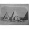 1856 I PYRAMIDES MONT BARKAL PIERRE PYLONES DROMADAIRE SOUDAN TREMAUX