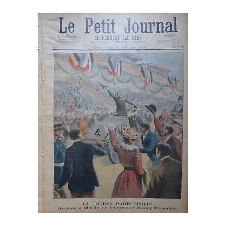 1901 PJ  COURSE PARIS BERLIN VAINQUEUR HENRY FOURNIER