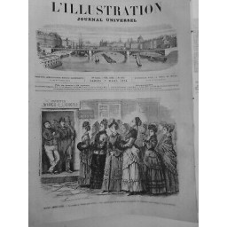 1874 WHISKY OHIO FEMMES CHANTENT CANTIQUE FERMETURE CABARET ALCCOL PROHIBITION