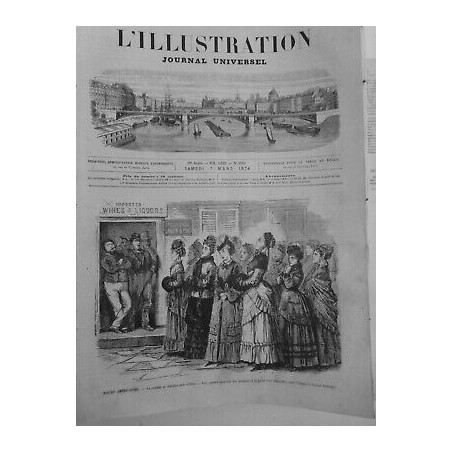 1874 WHISKY OHIO FEMMES CHANTENT CANTIQUE FERMETURE CABARET ALCCOL PROHIBITION