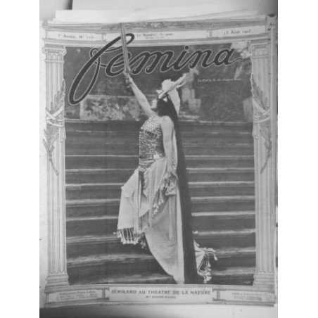 1905 F SEMIRAMIS THEATRE NATURE MME SEGOND WEBER