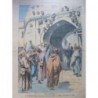 1903 PP MAROC PRETENDANT EXPOSE TETES SOLDATS SULTANT PORTES TAZA