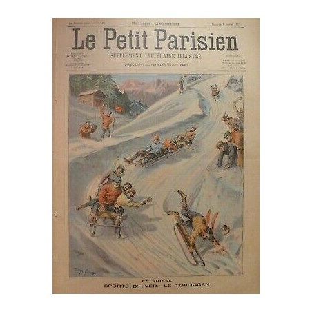 1907 PP SUISSE SPORTS HIVER TOBOGAN