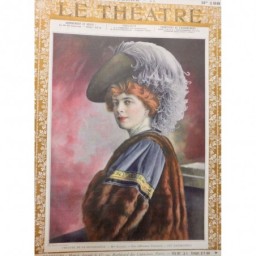 1906 THEATRE MLLE ROGGERS LES PASSAGERES ADELAÏDE RISTORI MARGUERITE CARON