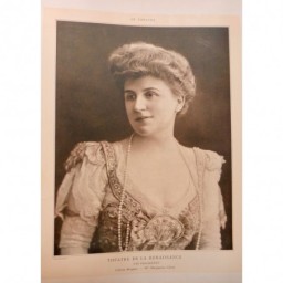 1906 THEATRE MLLE ROGGERS LES PASSAGERES ADELAÏDE RISTORI MARGUERITE CARON