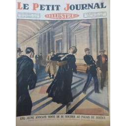 1926 PJ AVOCATE TENTATIVE SUICIDE PALAIS JUSTICE