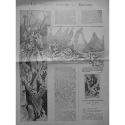 1901 KU KLUX KLAN BRIGANDS MASQUES KENTUCKY