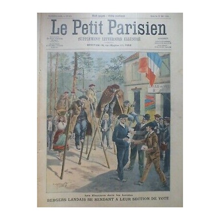 1906 PP ELECTIONS BERGERS LANDAIS RENDENT SECTION VOTE