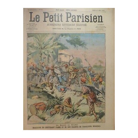 1906 PP DRAME SOUDAN MASSACRE LIEUTENANT FABRE ESCORTE TIRAILLEURS INDIGENES