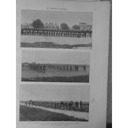 1891 VELOCYPEDISTE ARMEE ANGLAIS CORPS MILITAIRE