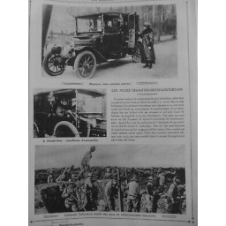 1917 FEMMES 14/18 AMSTERDAM CHAUFFEUSES TAXI