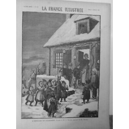 1889 EPIPHANIE NORMANDIE DESSIN M J BEUZON