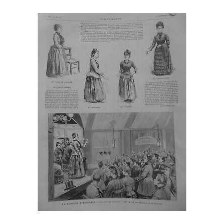 1889 PERSONNALITE CLUB FEMMES MME.ASTIE DE VALSAYRE MME.BOULANGER MME.NORMAND