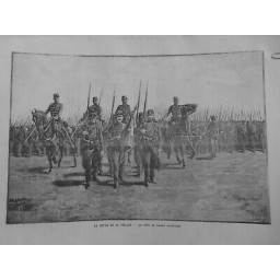 1889 PMI 14 JUILLET REVUE MILITAIRE DEFILE ARMEE TERRITORIALE