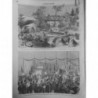 1864 MI VUE EXPOSITION HORTICULTURE BANQUET PROGRESSISTE MADRID