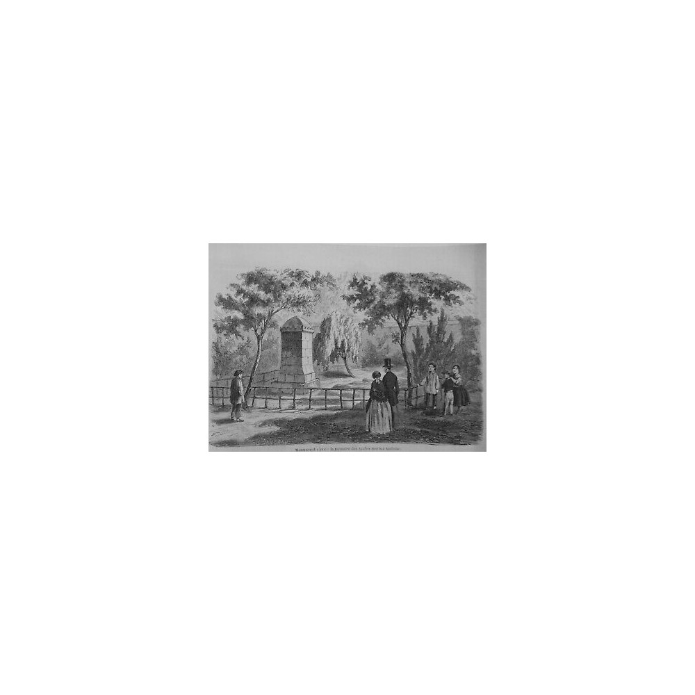 1856 I MONUMENT MEMOIRE ARABES MORTS AMBOISE