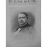 1886 MI M.LEON SAY ACADEMIE FRANCAISE DESSIN M.G.VUILLIER