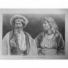 1880 GRAVURE ARABES TURBAN PIPE