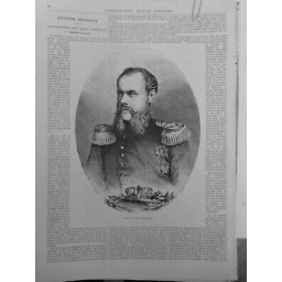 1867 I ALLEMAGNE CHARLES 1ER ROI WURTEMBERG PORTRAIT