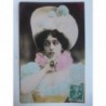 1900 CARTE POSTALE LINA CAVALIERI CHANTEUSE SOPRANO ITALIE