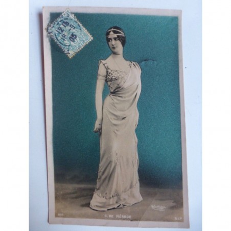 1900 CARTE POSTALE CLEO DE MERODE DANSEUSE MODELE OPERA PARIS